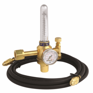Harris® 355-2AR-58010 Medium/Heavy Duty Single Stage Argon Flowgauge Kit 10' Hose #4400235
