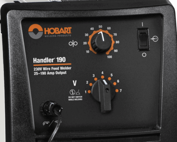Hobart Handler 190 Wire Feed Welder Part #500554 - Image 6