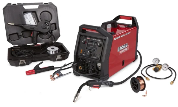 Lincoln Power MIG 215 MPi Multi-Process Welder Aluminum One-Pak K4877-1 - Image 5